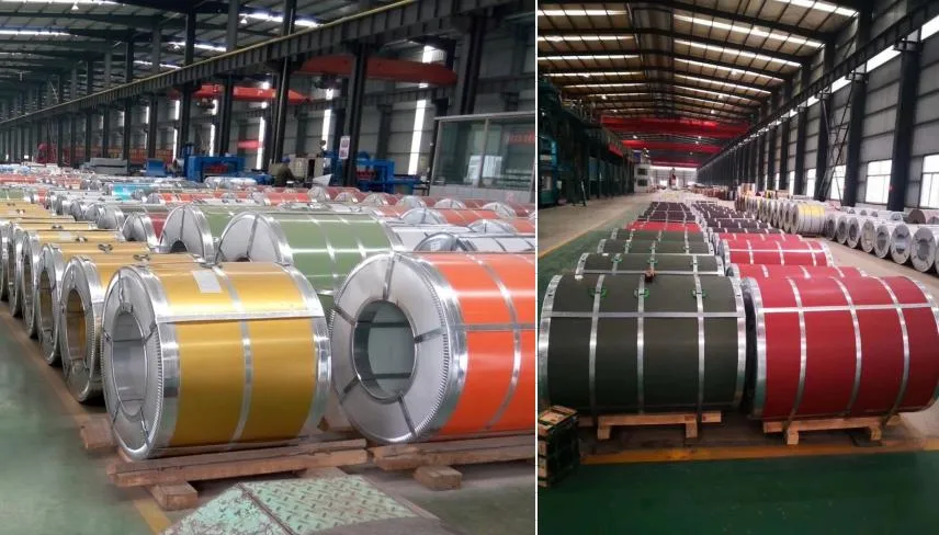 Dx51d G40 G60 Ral 9002 Color Prepainted Nano Anti-Corrosion Insulation PPGI Steel Coil in Shandong