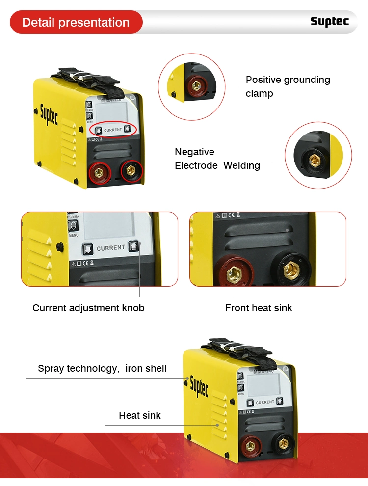 Suptec MMA-200 TIG Stable Performance and Easy Operation Mini 200 Arc Welder Max Smart Accessories Duty IGBT Arc Welding Machine