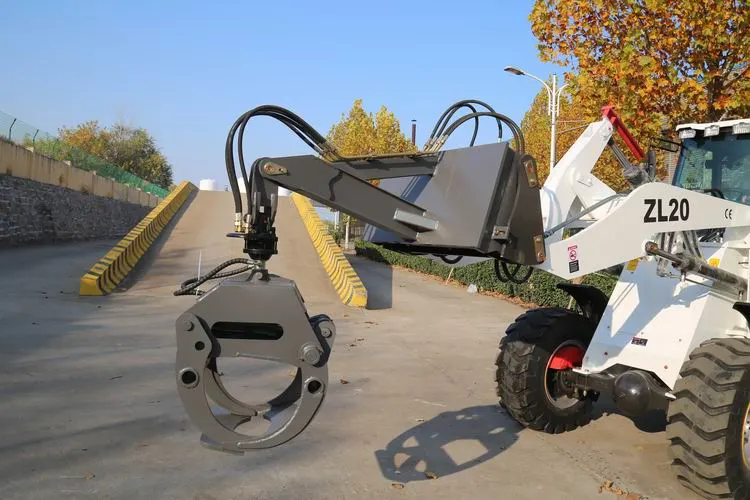 China EPA Approved USA Tier 4 Engine High Quality Log Grapple Accessories Cheap Small Wheel Loader Machine 2 Ton Price for Sale